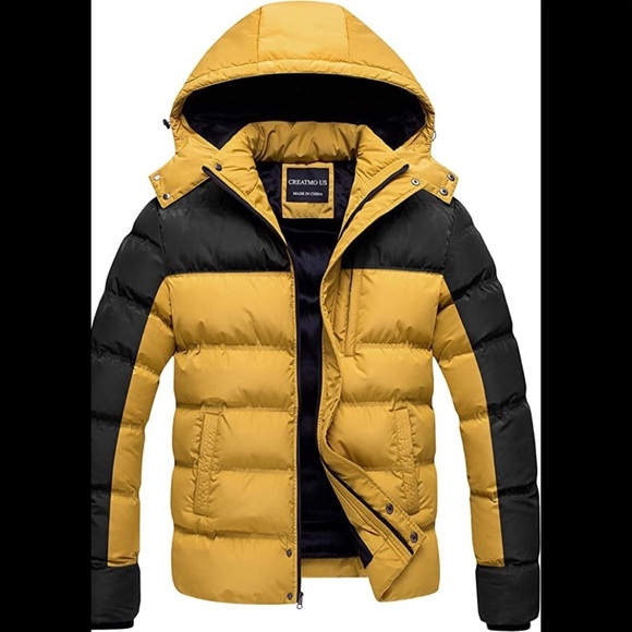 Mens New Puffer Athletic Snow Jacket Multiple Sizes - Picture 1 of 1